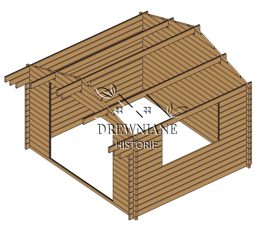Brighton 12m² (4x3m), 44mm - obrazek 3