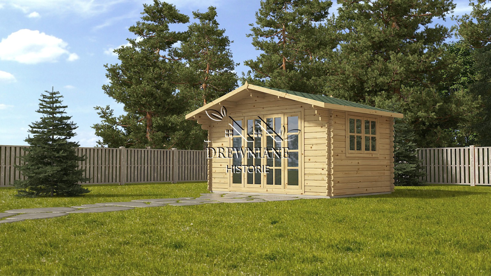 Brighton 12m² (4x3m), 44mm