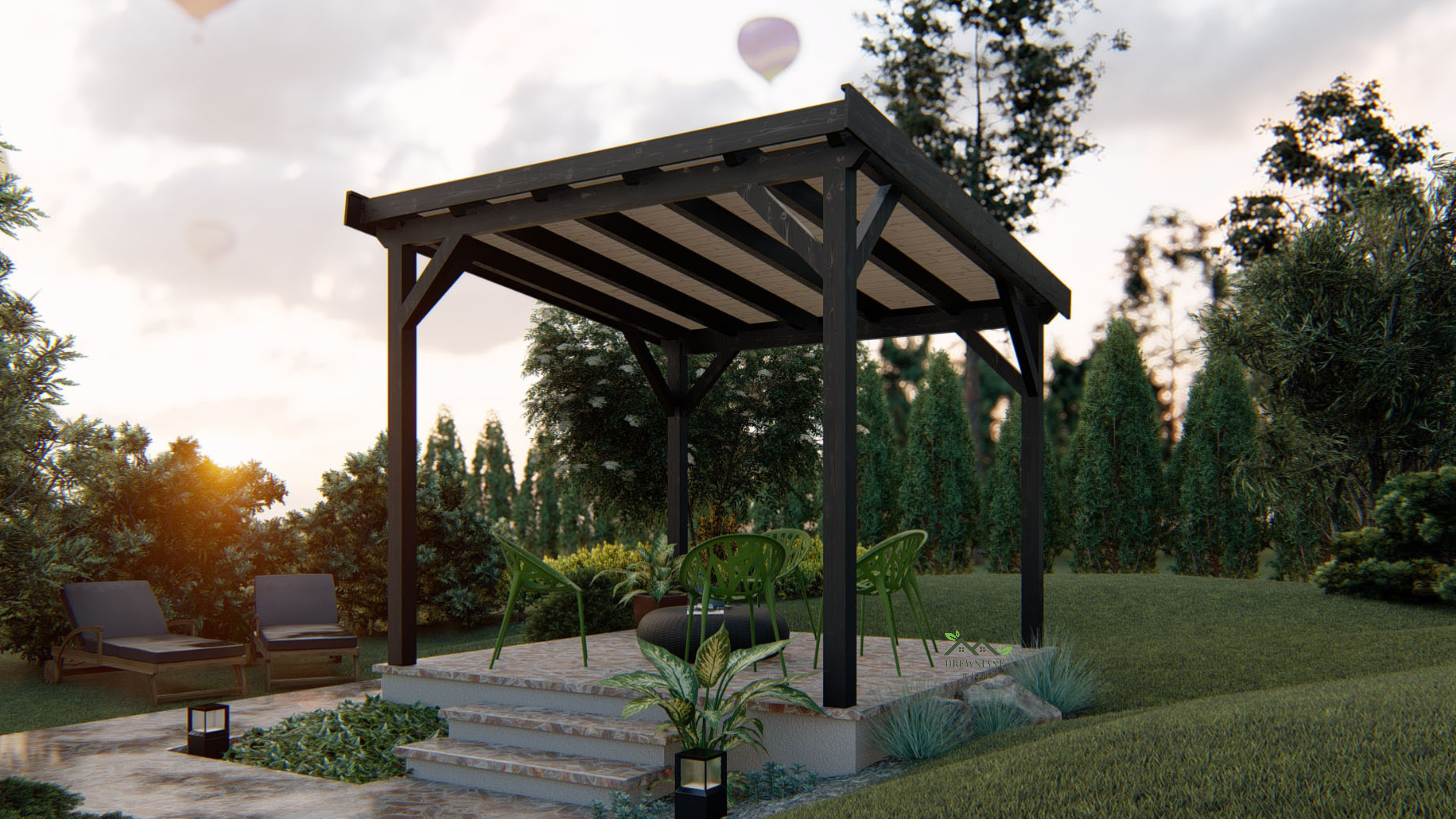 Pergola Zulu 3x3m - obrazek 2