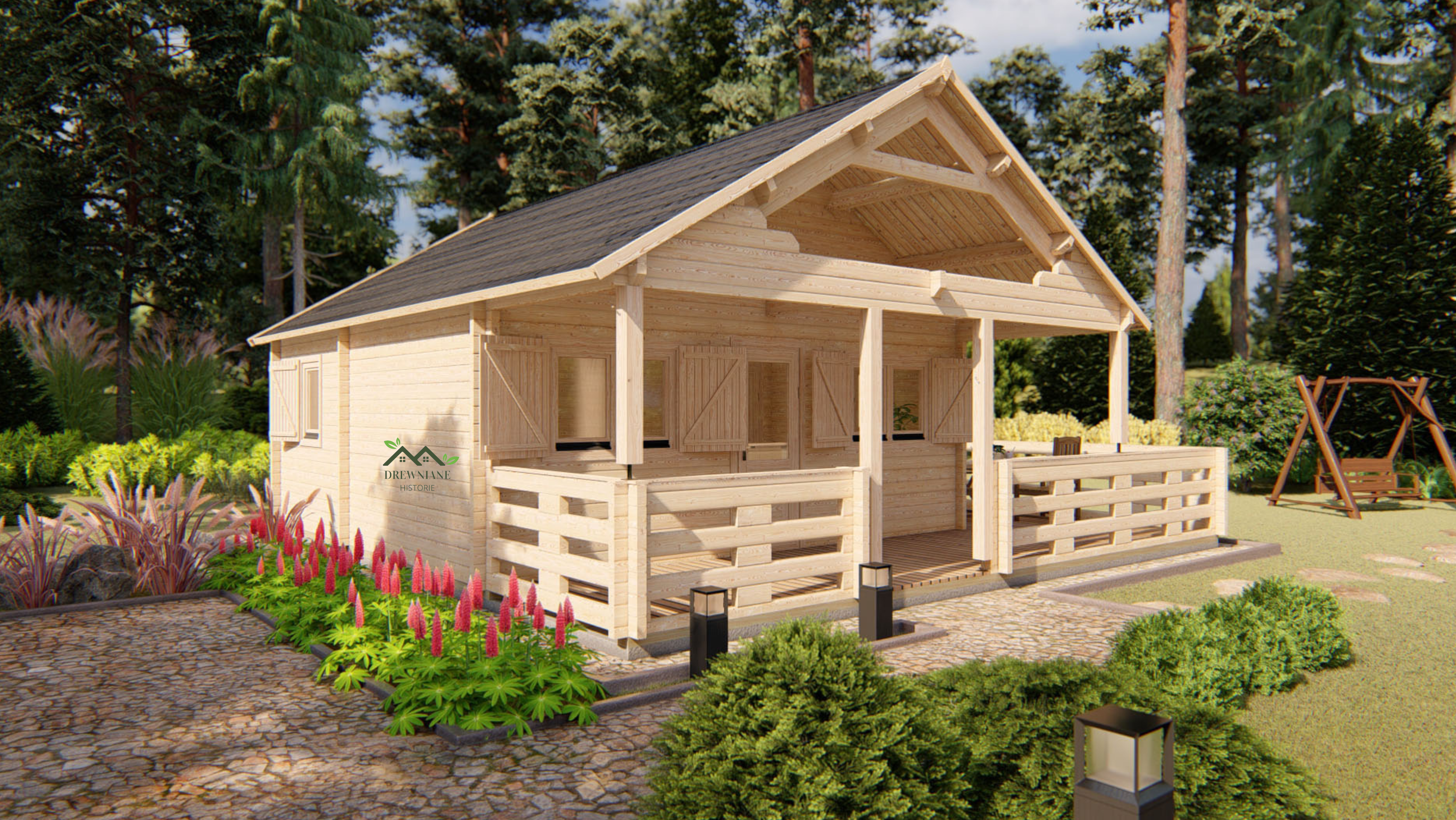 Gustav A z antresolą 6x6m, 44mm