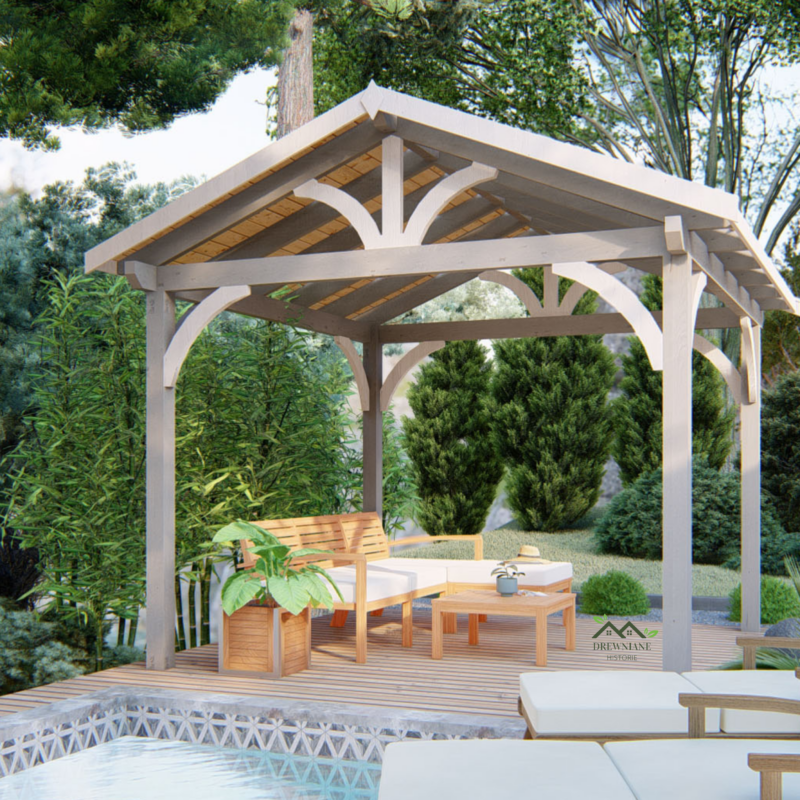 Pergola Rose 3x3m