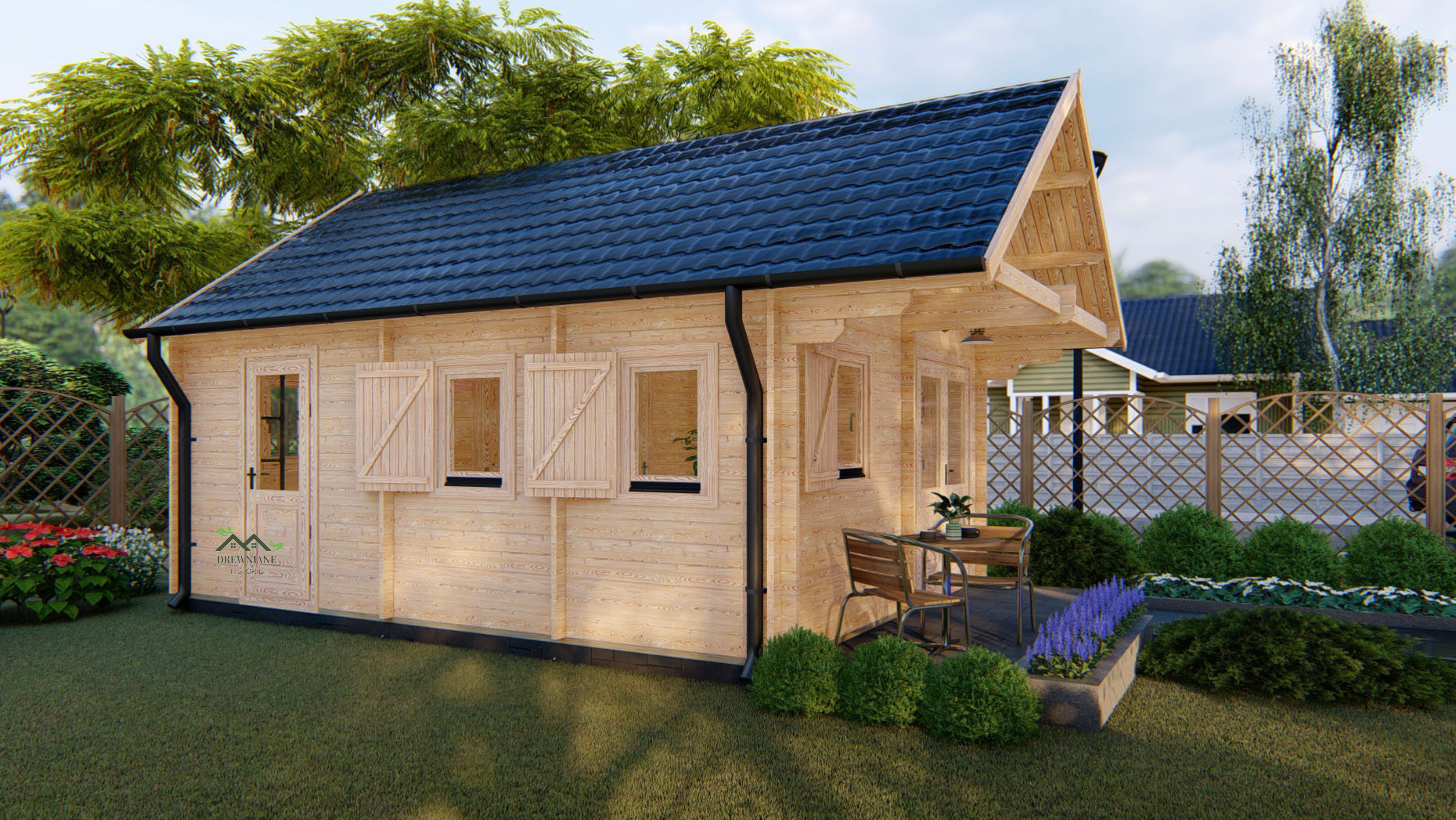 Torino z antresolą 4,5x6m, 44mm - obrazek 5