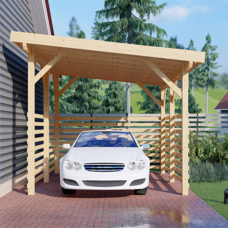 Wiata garażowa FUGI 3,24m x 4m