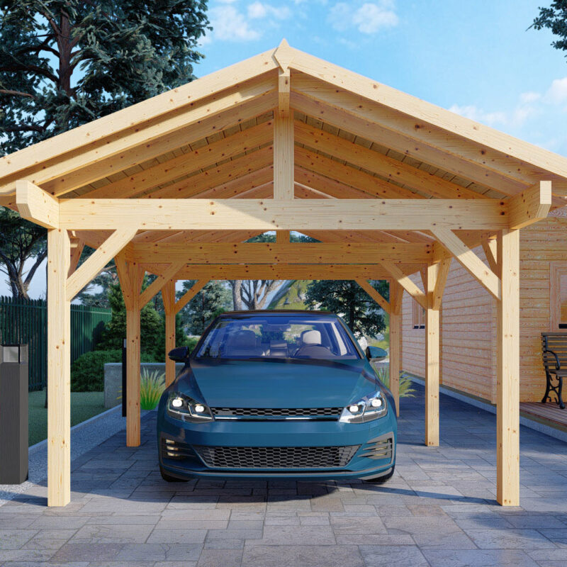 Wiata garażowa NIKI 3,23m x 4,4m