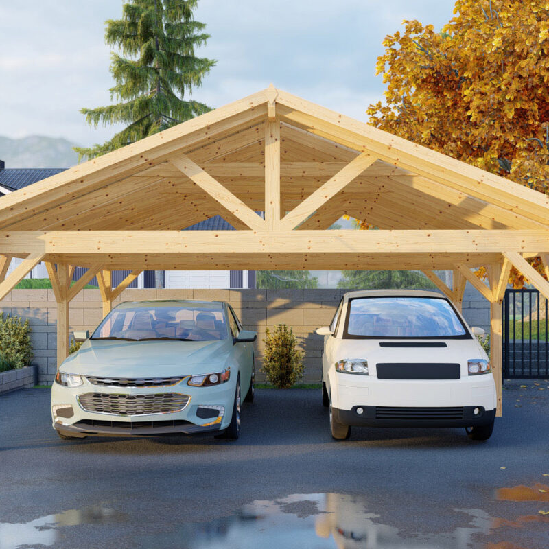 Wiata garażowa PABLO 5,53m x 4,8m