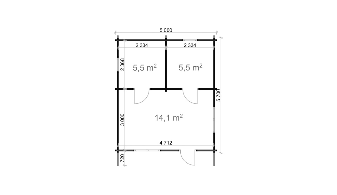 Eco 5m x 5,7m (44mm) - obrazek 4