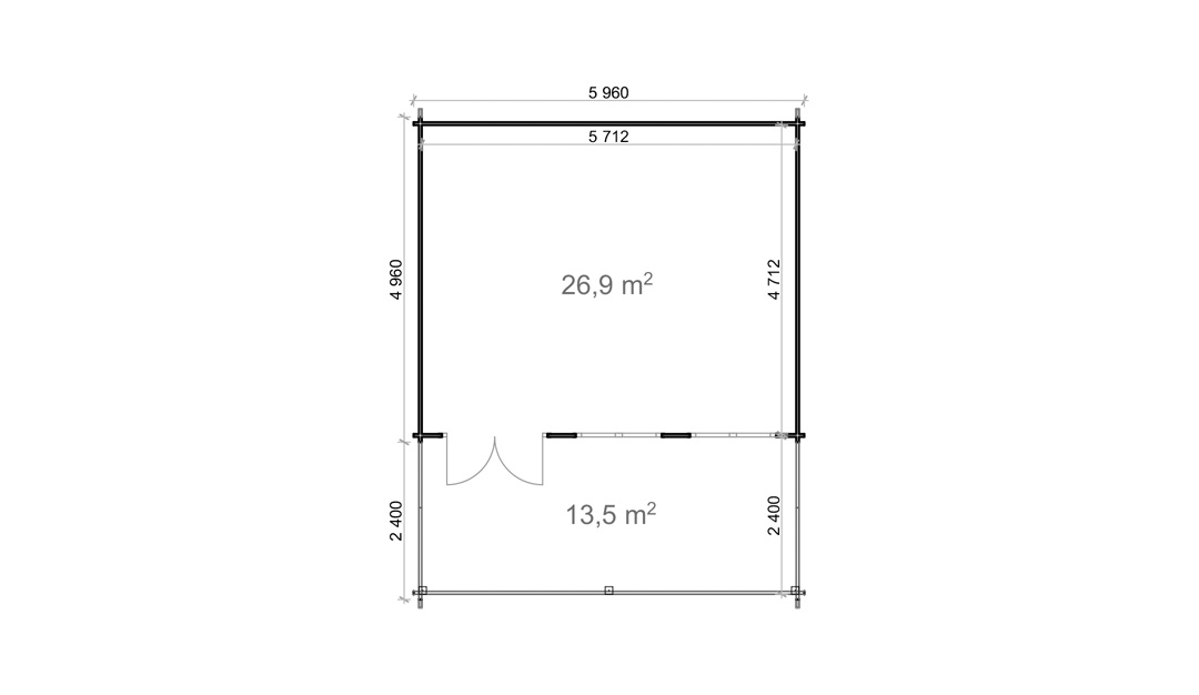 Tronta 6m x 5m (44mm) - obrazek 4